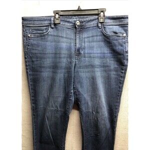 J,Jill Womens Denim Jeans Size 18 Authentic Fit Slim Ankle Broken In